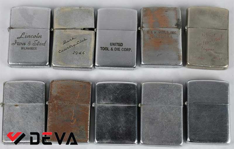 Báo giá các loại Zippo bạc khối cũ chất lượng