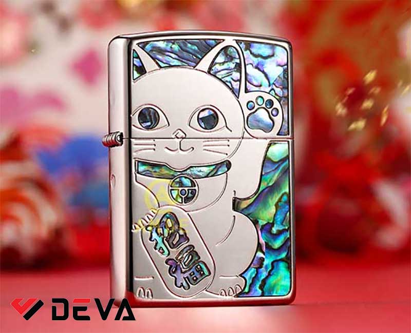 Các tính năng và thiết kế của bật lửa zippo mèo thần tài