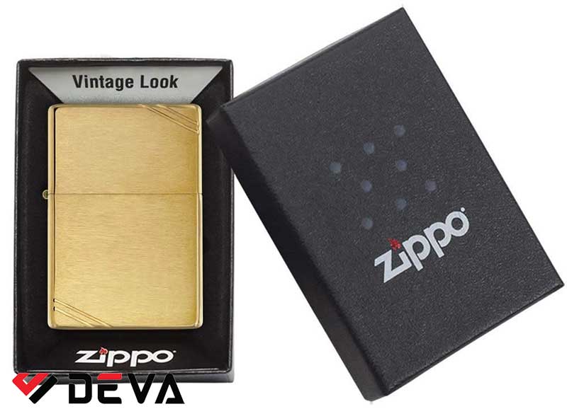 Mẫu hộp đựng bật lửa Zippo mạ vàng