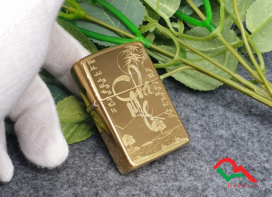 Mặt trước Zippo chính hãng